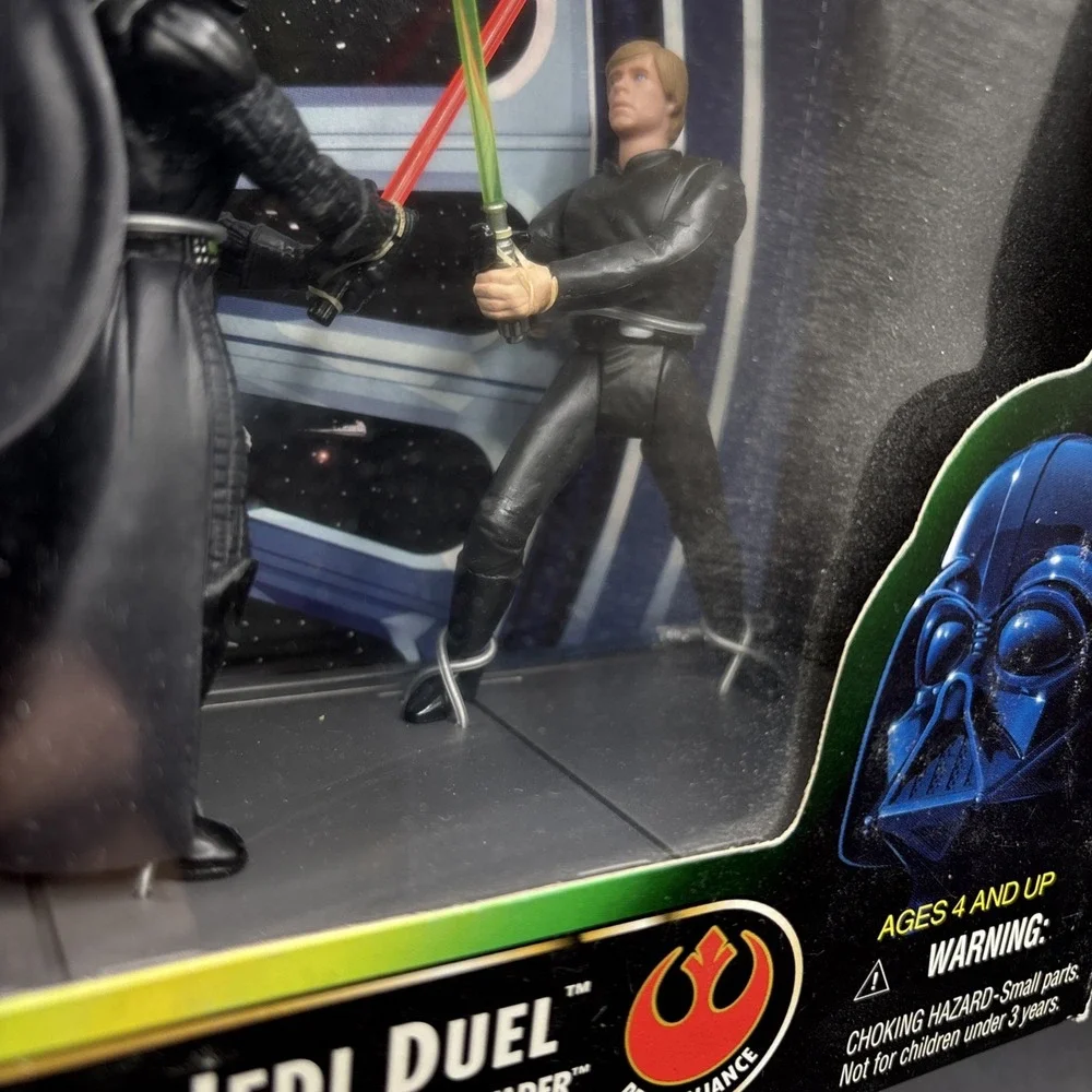 Star Wars The Power Of The Force Final Jedi Duel Figure Set Sealed 1997 NIB